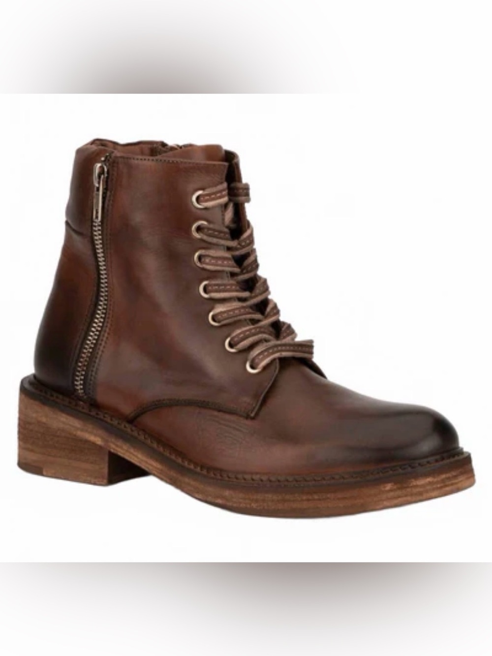 Vintage foundry co. Allison Boots with Side Zip and Lace-Up